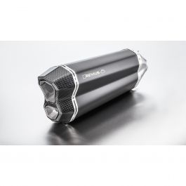 Remus Exhaust silencer 'Remus 8' black, stainless steel slip on kit